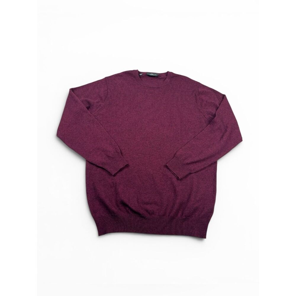Rodd & Gunn Mens Wool Sweater Burgundy Classic Preppy Layering Knit Pullover L